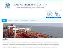 Tablet Screenshot of marinetechautomation.com